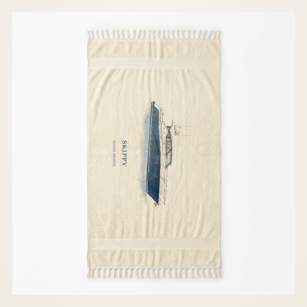 Sandbar Beach Towel — Your Custom Design